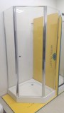 Душевая кабина Atlantis B-009-9 прозрачное стекло С ПОДДОНОМ 90х90х204 